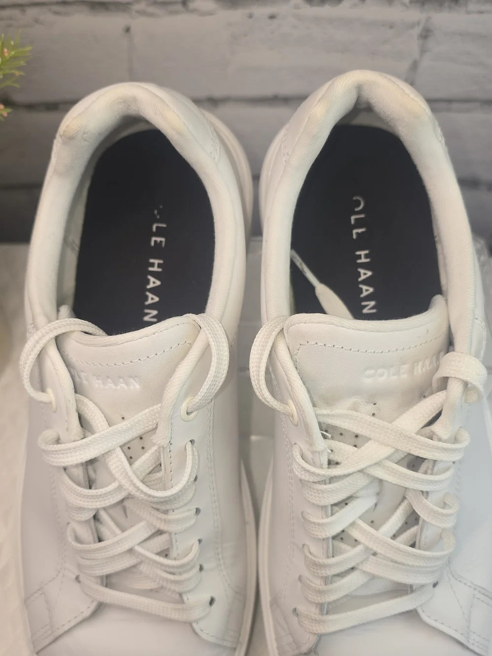 COLE HAAN GRAND CROSSCOURT DAILY WHITE LEATHER SNEAKERS COUNTRY CLUB MENS 8.5